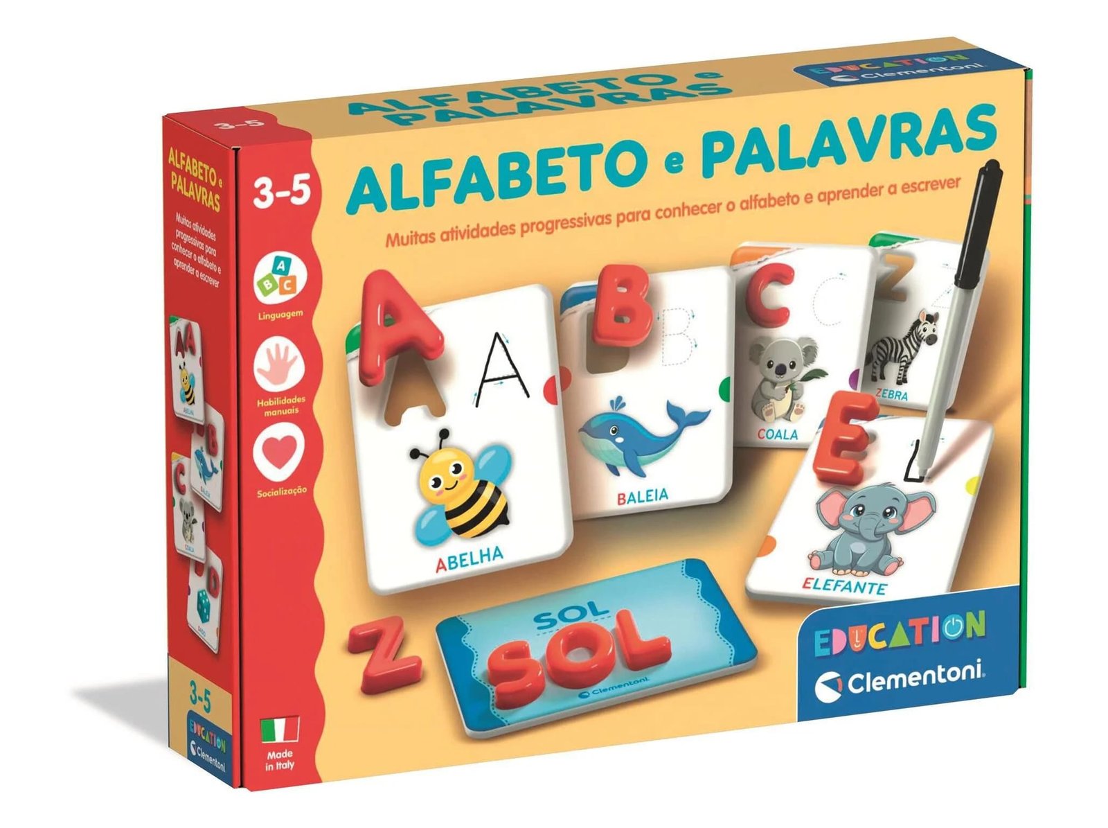 ALFABETO E PALAVRAS CLEMENTONI EDUCATION 67452