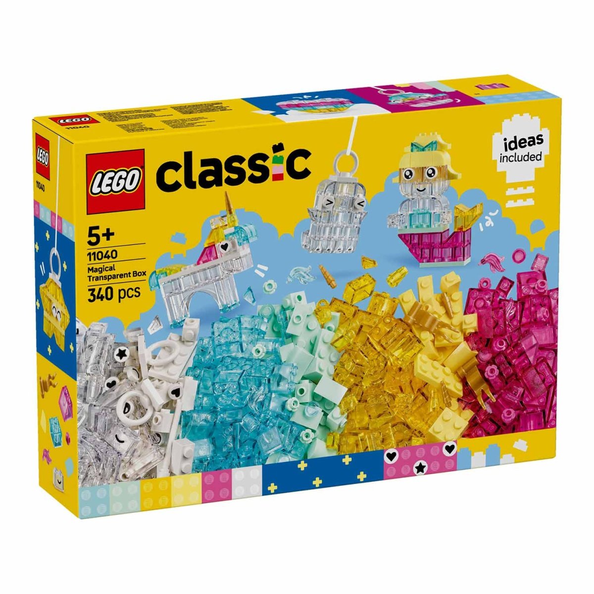 LEGO CLASSIC CAIXA TRANSPARENTE MAGICA 11040