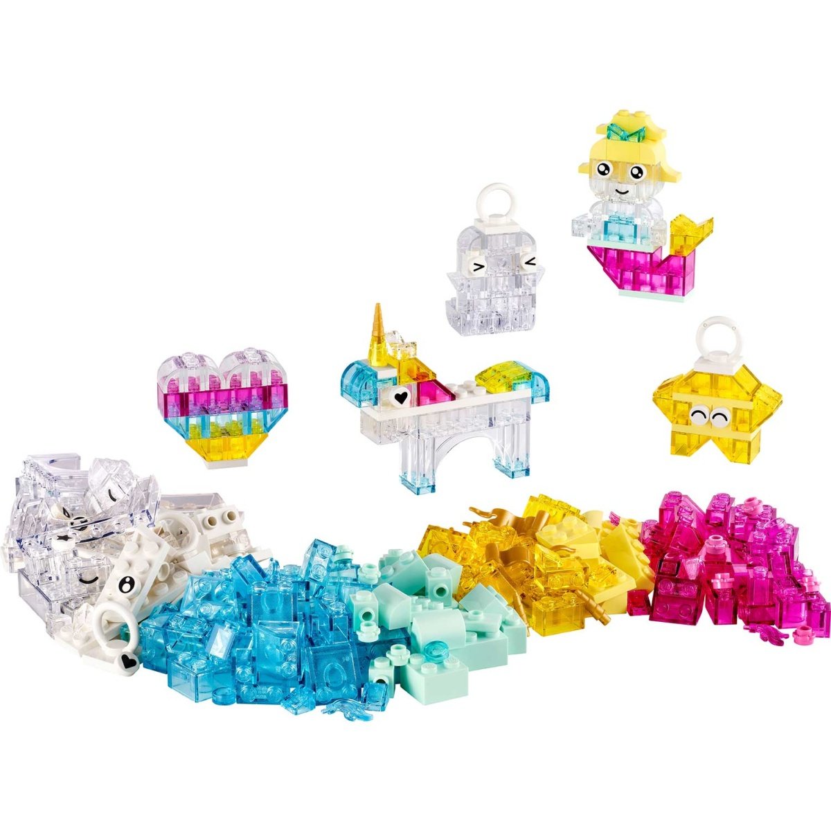 LEGO CLASSIC CAIXA TRANSPARENTE MAGICA 11040