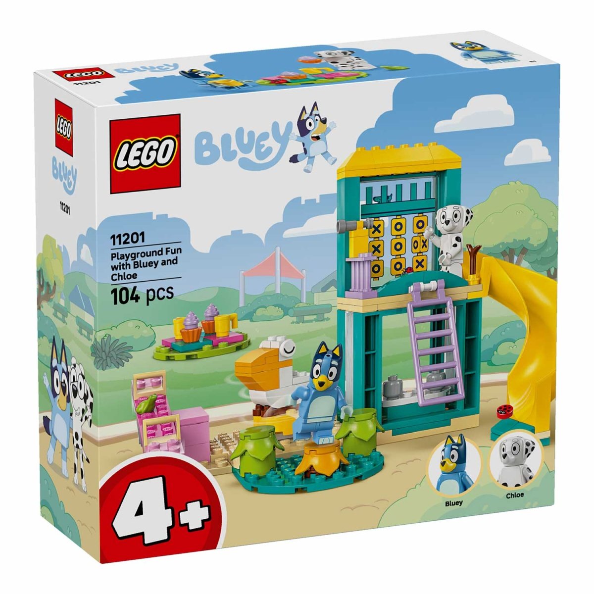 LEGO BLUEY DIVERSAO NO PARQUE COM BLUEY E CLOHE 11201