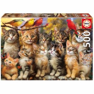 PUZZLE EDUCA 500 GATINHOS E PASSAROS 20241