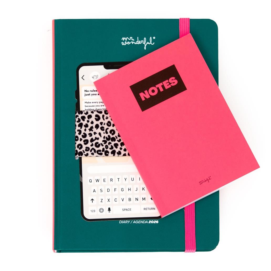 AGENDA BASICA 2026 SEMANAL C/SUPORTE MR WONDERFUL