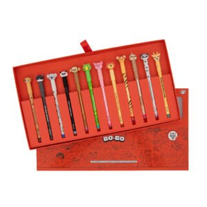 SET DE 12 ESFEROGRAFICAS APAGAVEIS BO-BO MR WONDER