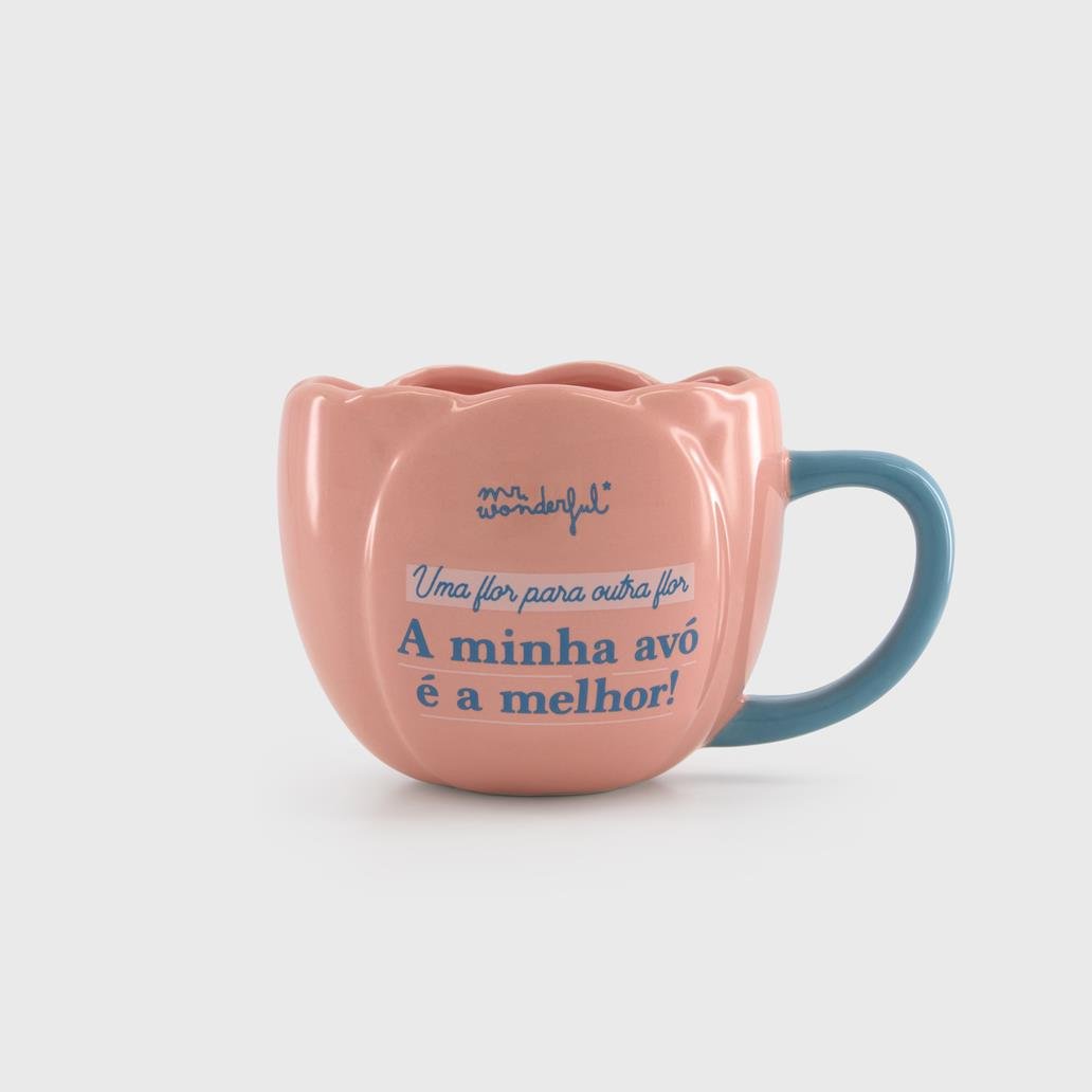 CANECA - UMA FLOR PARA OUTRA FLOR MR WONDERFUL