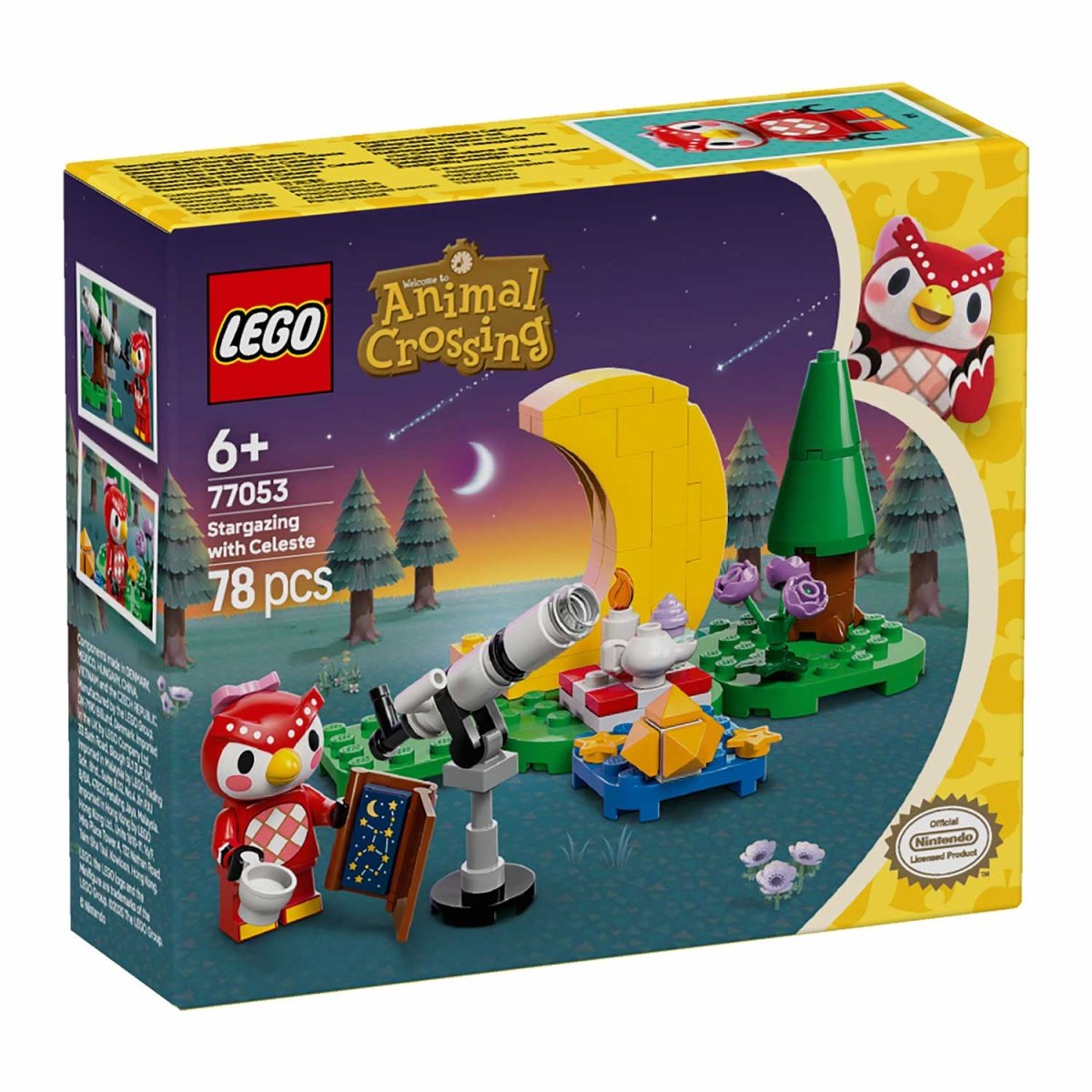 LEGO ANIMAL CROSSING OBSERVACAO DAS ESTRELAS COM A CELESTE 77053