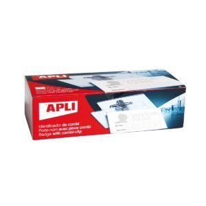 CRACHA APLI 90X56 C/ALFINETE E CLIP