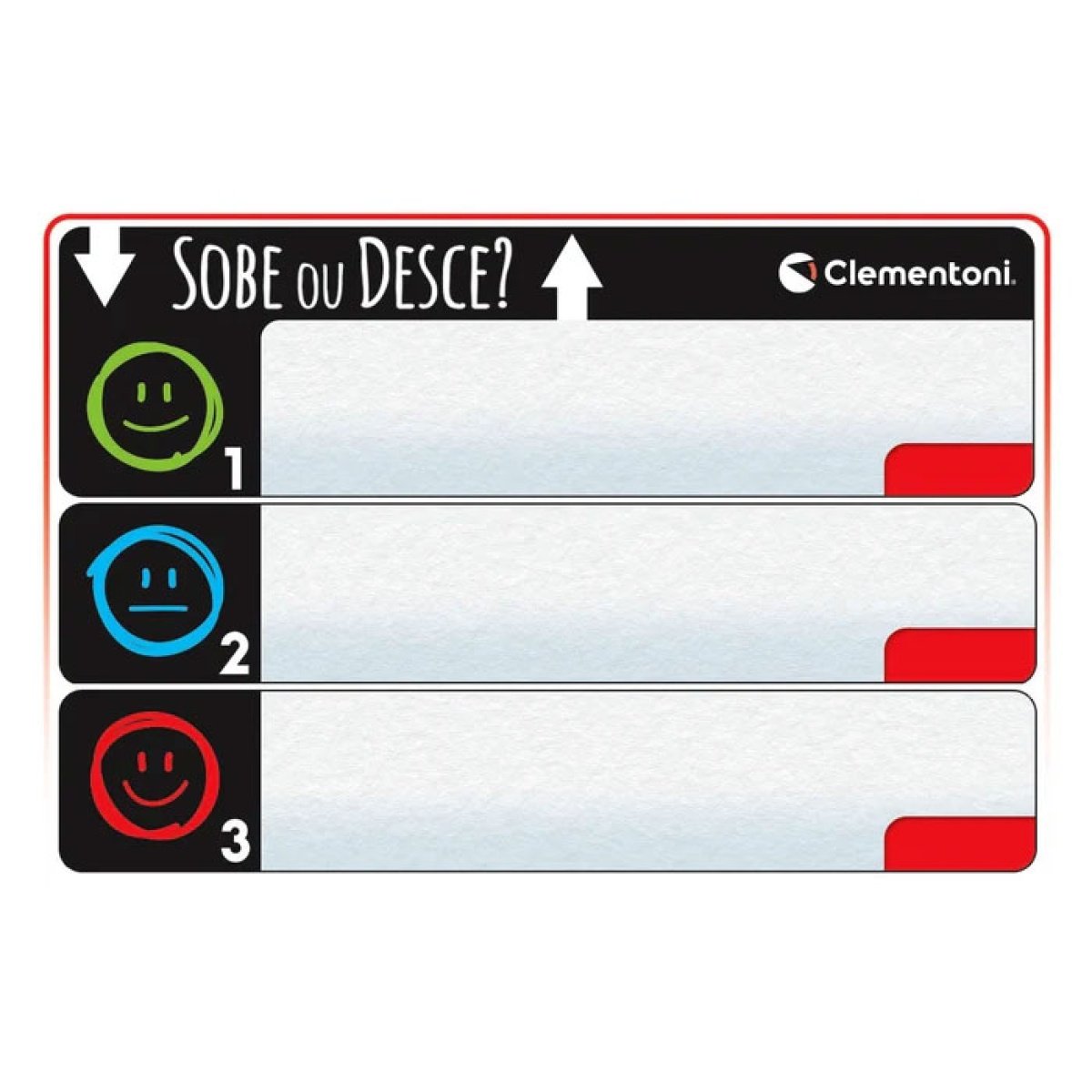 JOGO CLEMENTONI 67068 SOBE OU DESCE?