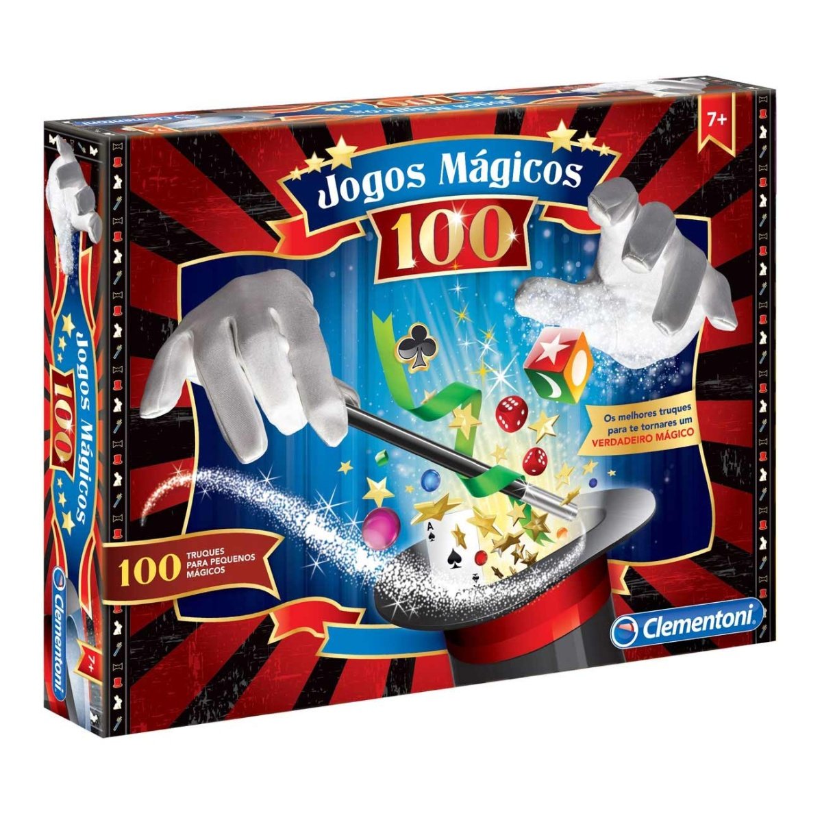 JOGO CLEMENTONI 67166 100 JOGOS MAGICOS