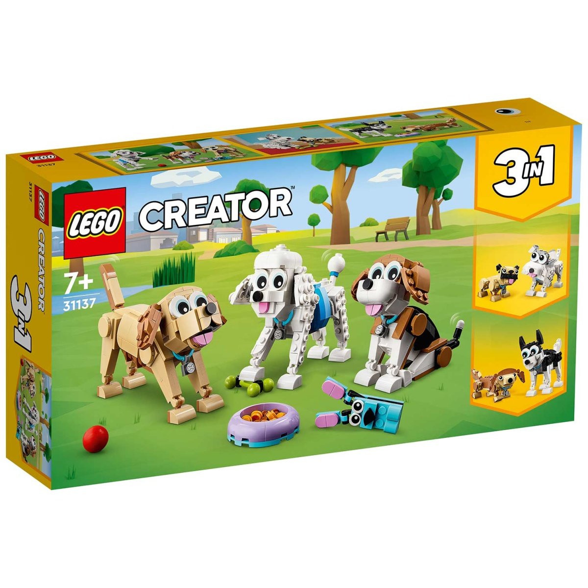 LEGO CREATOR 3-IN-1 CAES ADORAVEIS 31137