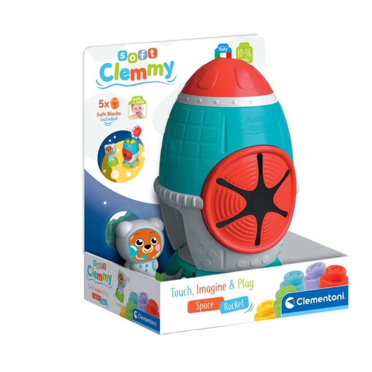 FOGUETAO SENSORIAL CLEMENTONI SOFT CLEMMY 17806