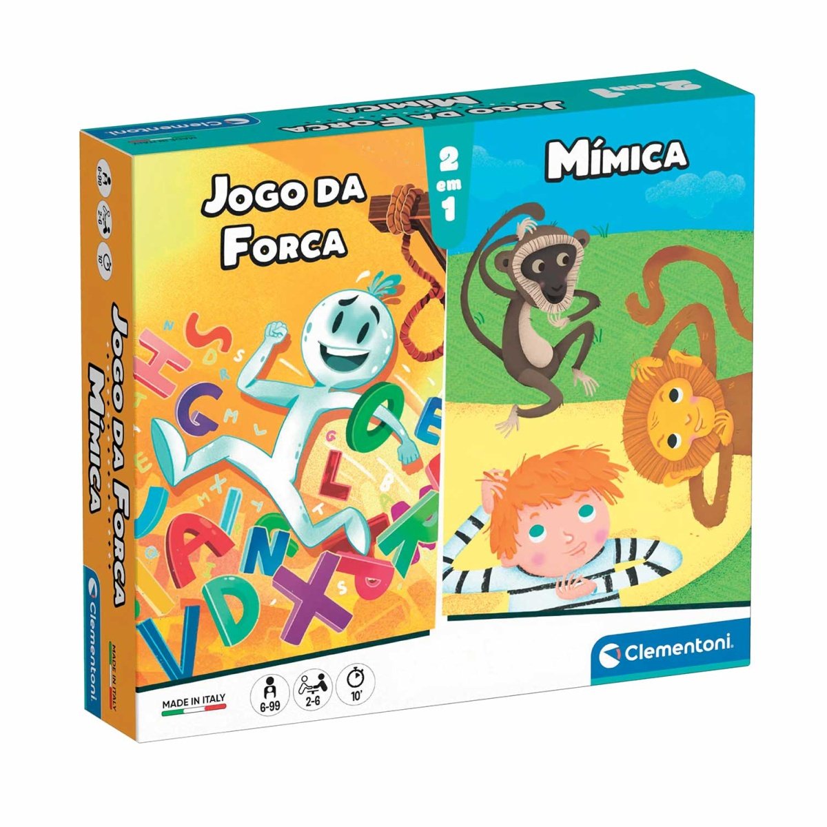 JOGO DA FORCA/ MIMICA 2 EM 1 CLEMENTONI 67378
