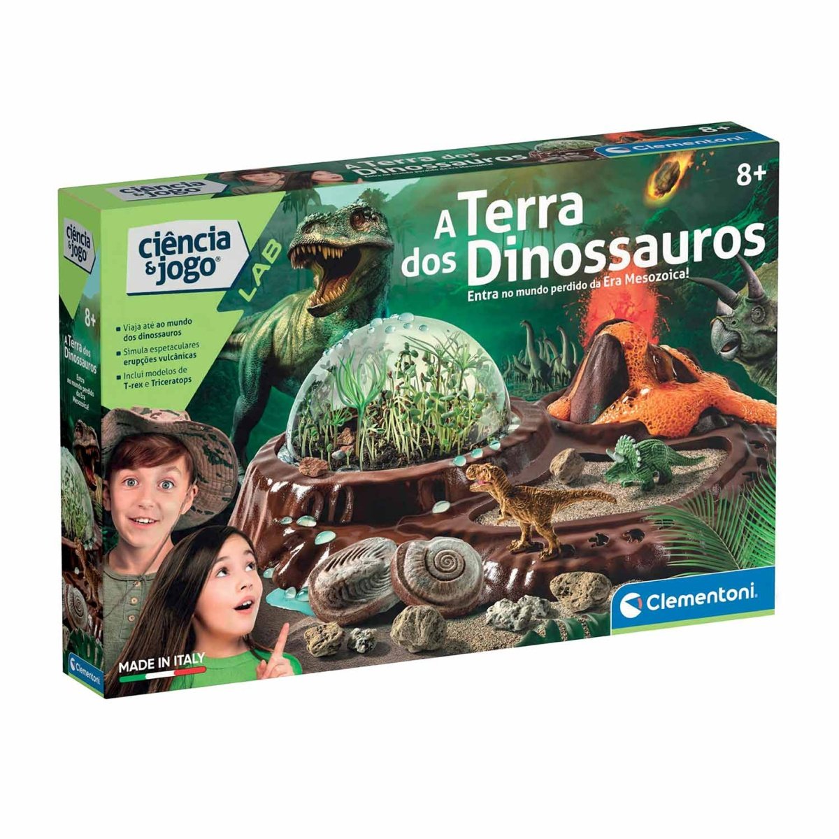A TERRA DOS DINOSSAUROS CLEMENTONI LAB 67400
