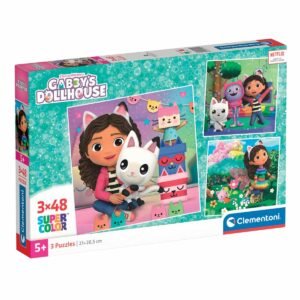 PUZZLE CLEMENTONI 3X48 GABBY'S DOLLHOUSE 25295