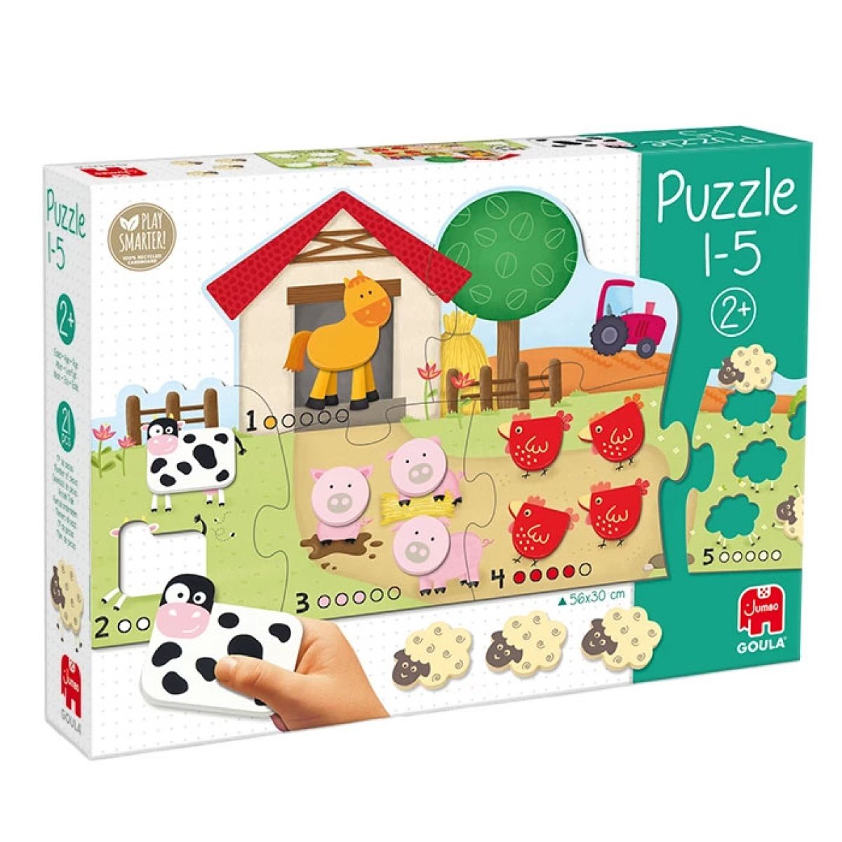 PUZZLE GOULA 1-5 PECAS A QUINTA 53438