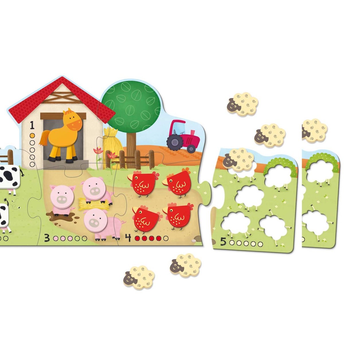 PUZZLE GOULA 1-5 PECAS A QUINTA 53438