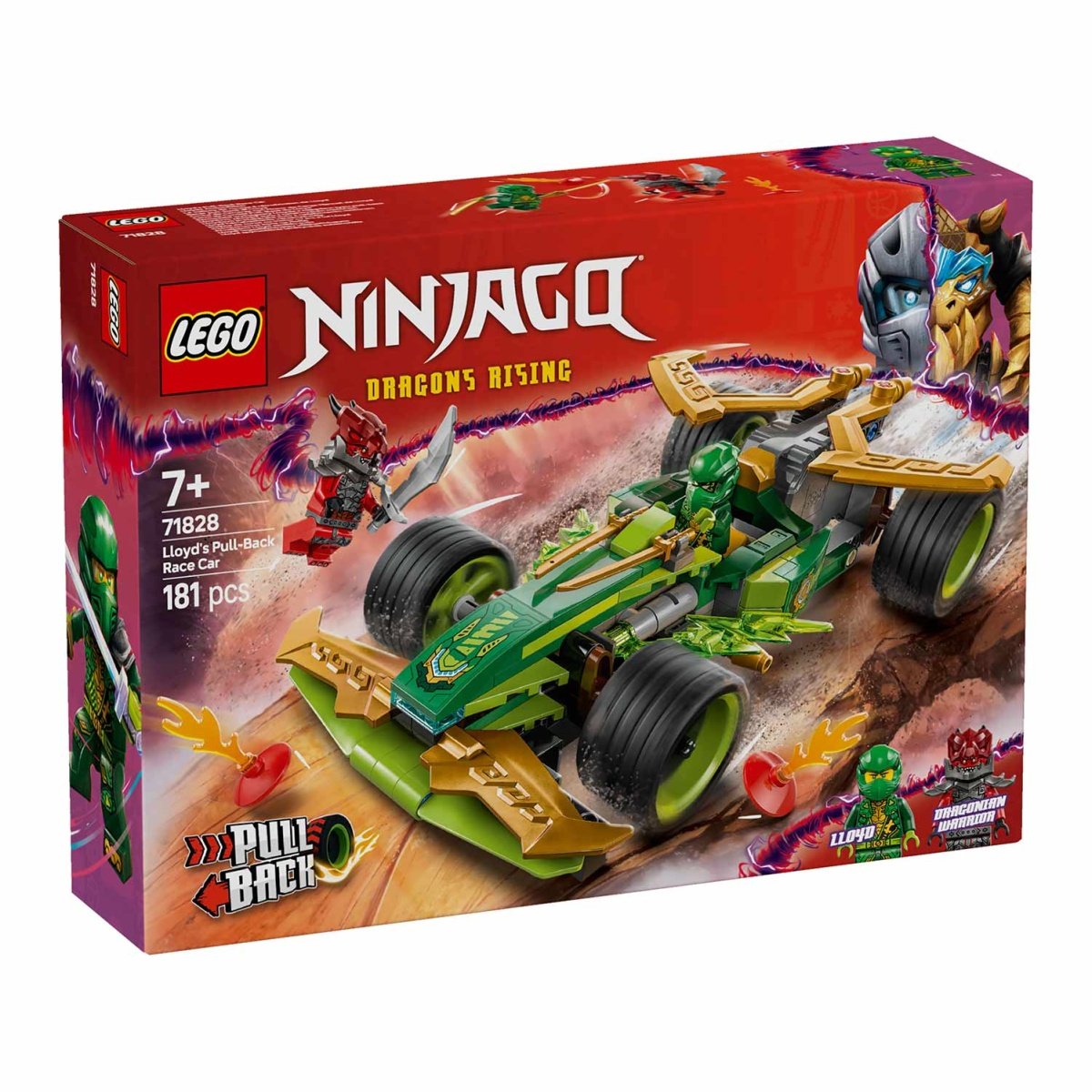 LEGO NINJAGO CARRO DE CORRIDA PULL-BACK DO LLOYD