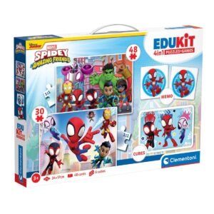 4 EM 1 SPIDEY AND FREINDS CLEMENTONI EDUKIT 18295
