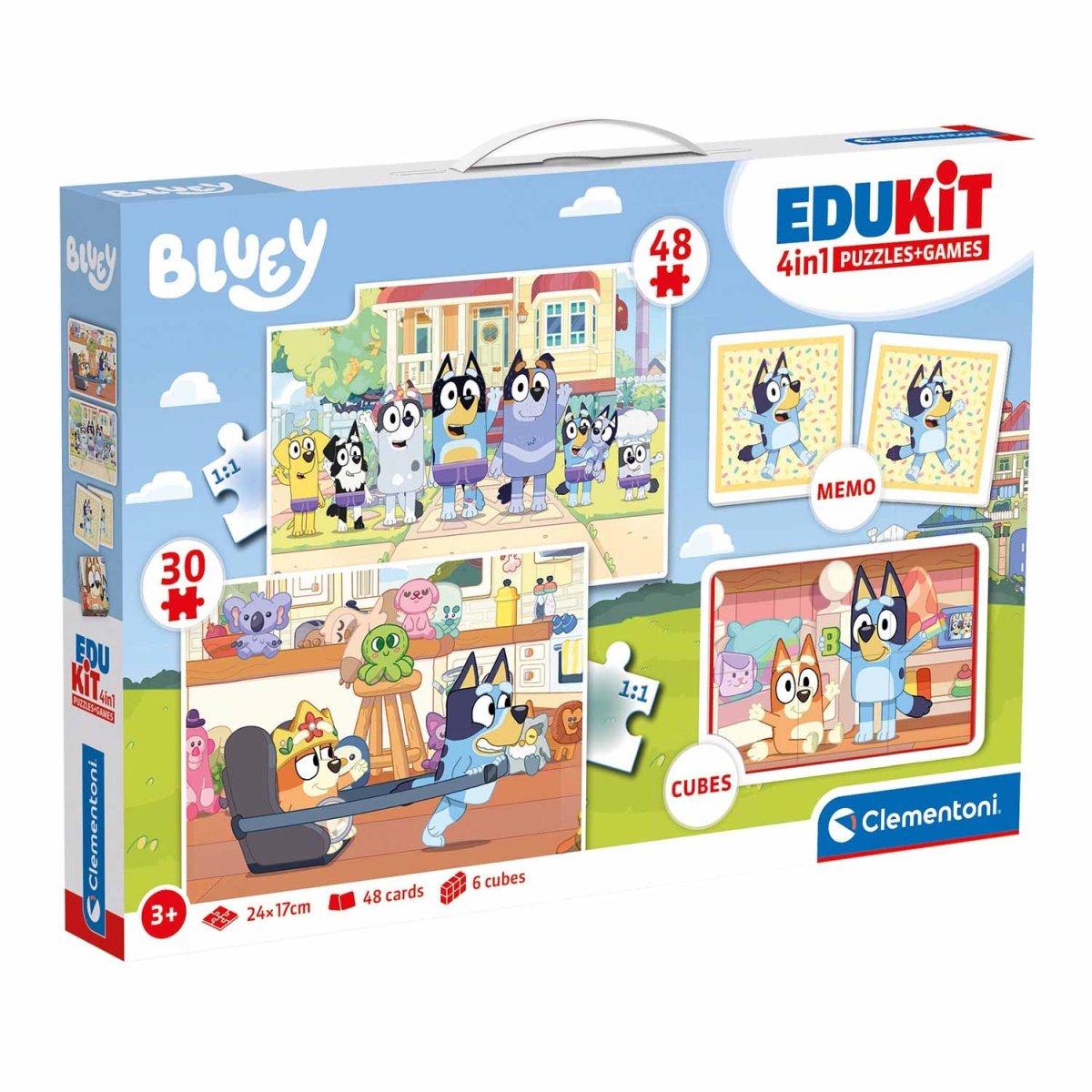 4 EM 1 BLUEY CLEMENTONI EDUKIT 18320