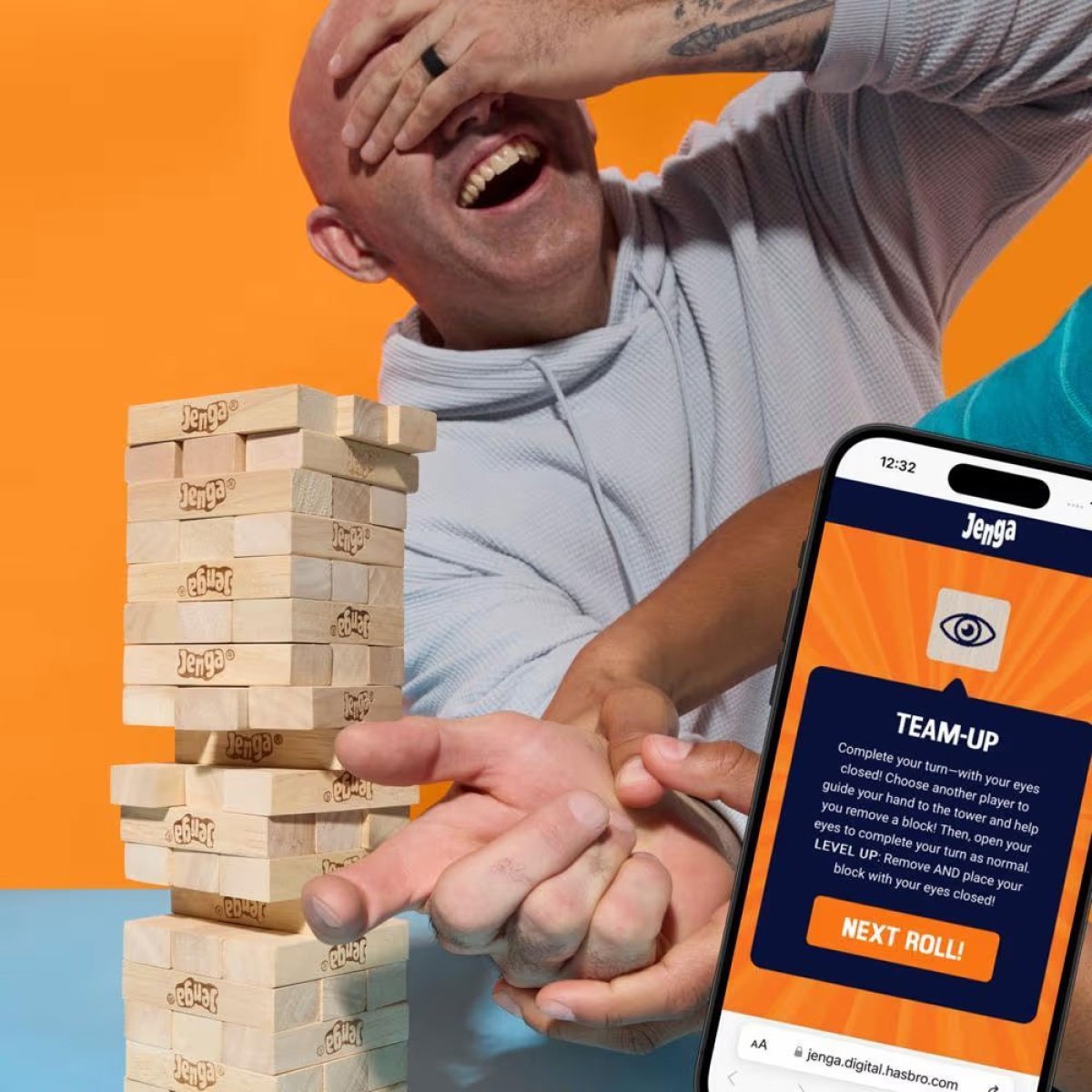 JENGA CLASSICO COM DADO DIGITAL HASBRO GAMES