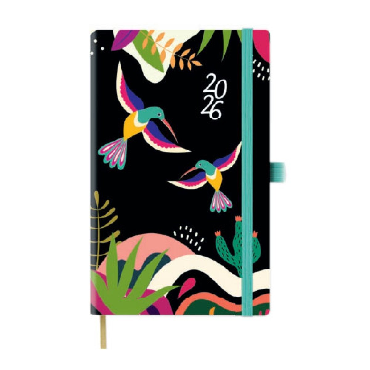 AGENDA SEMANAL A6 2026 PAPIRO ANIMAL GRAPHIC Q57