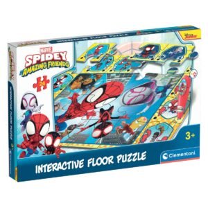 TAPETE PUZZLE + JOGO INTERATIVO SPIDEY AND FRIENDS