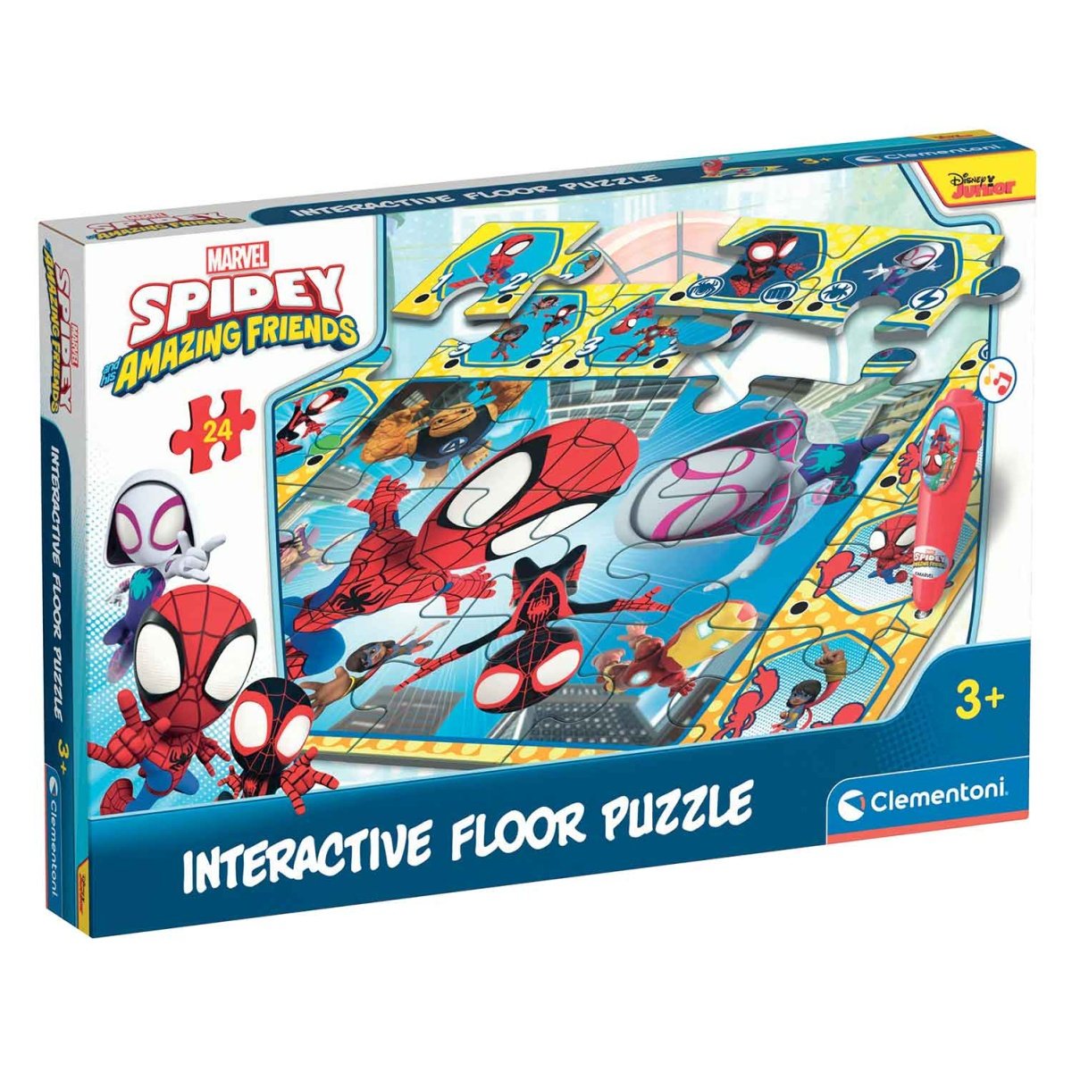 TAPETE PUZZLE + JOGO INTERATIVO SPIDEY AND FRIENDS