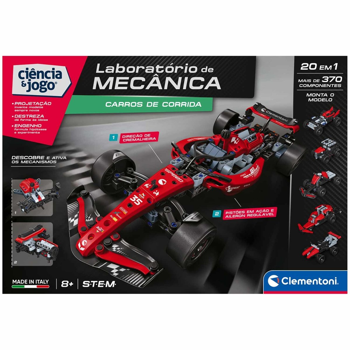 LABORATORIO DE MECANICA - CARROS DE CORRIDA CLEMENTONI 67477