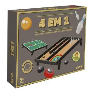 4 EM 1 - PING PONG/ BOWLING, CURLING, SHUFFLEBOARD
