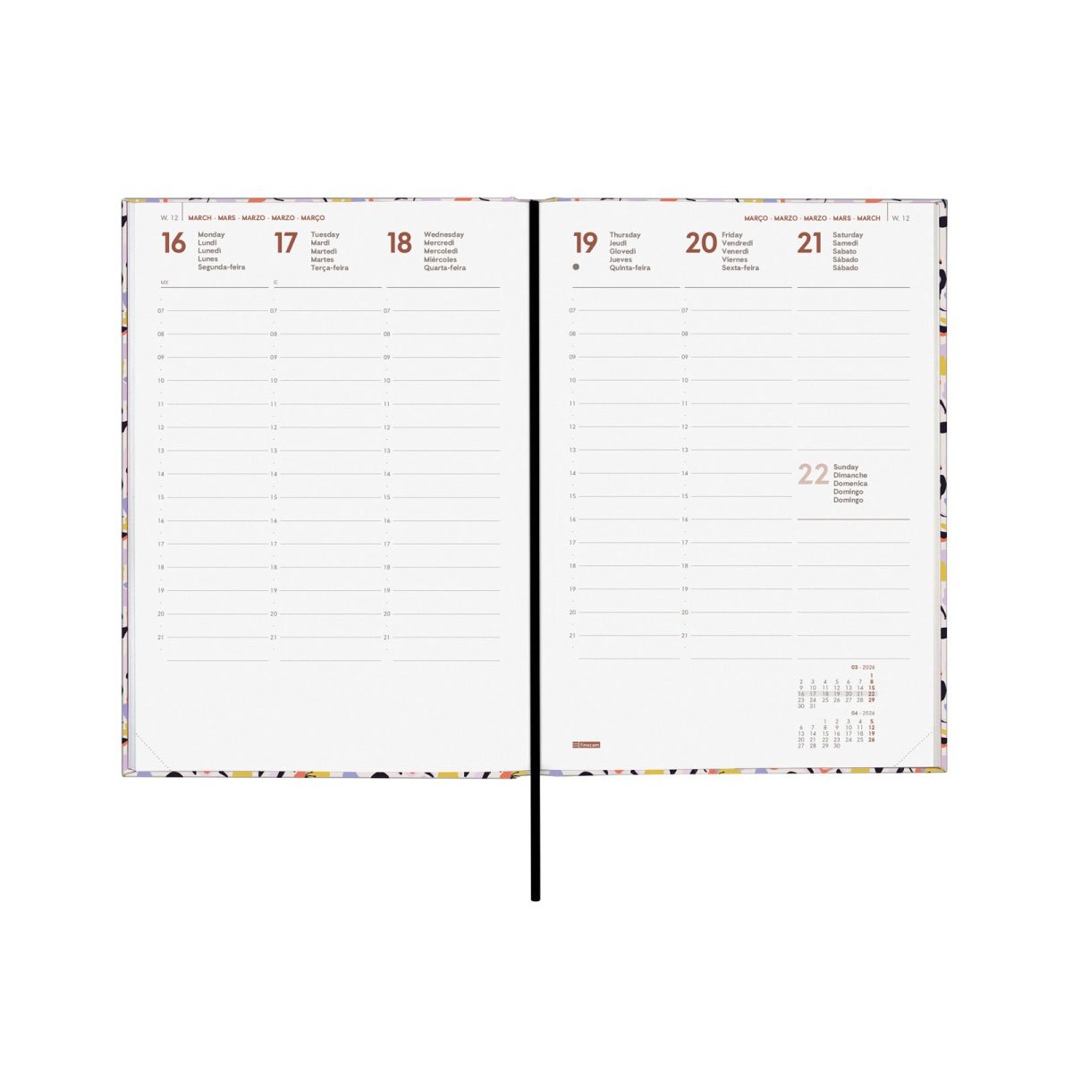 AGENDA SEMANAL A5 2026 FINOCAM PORTO MALVA