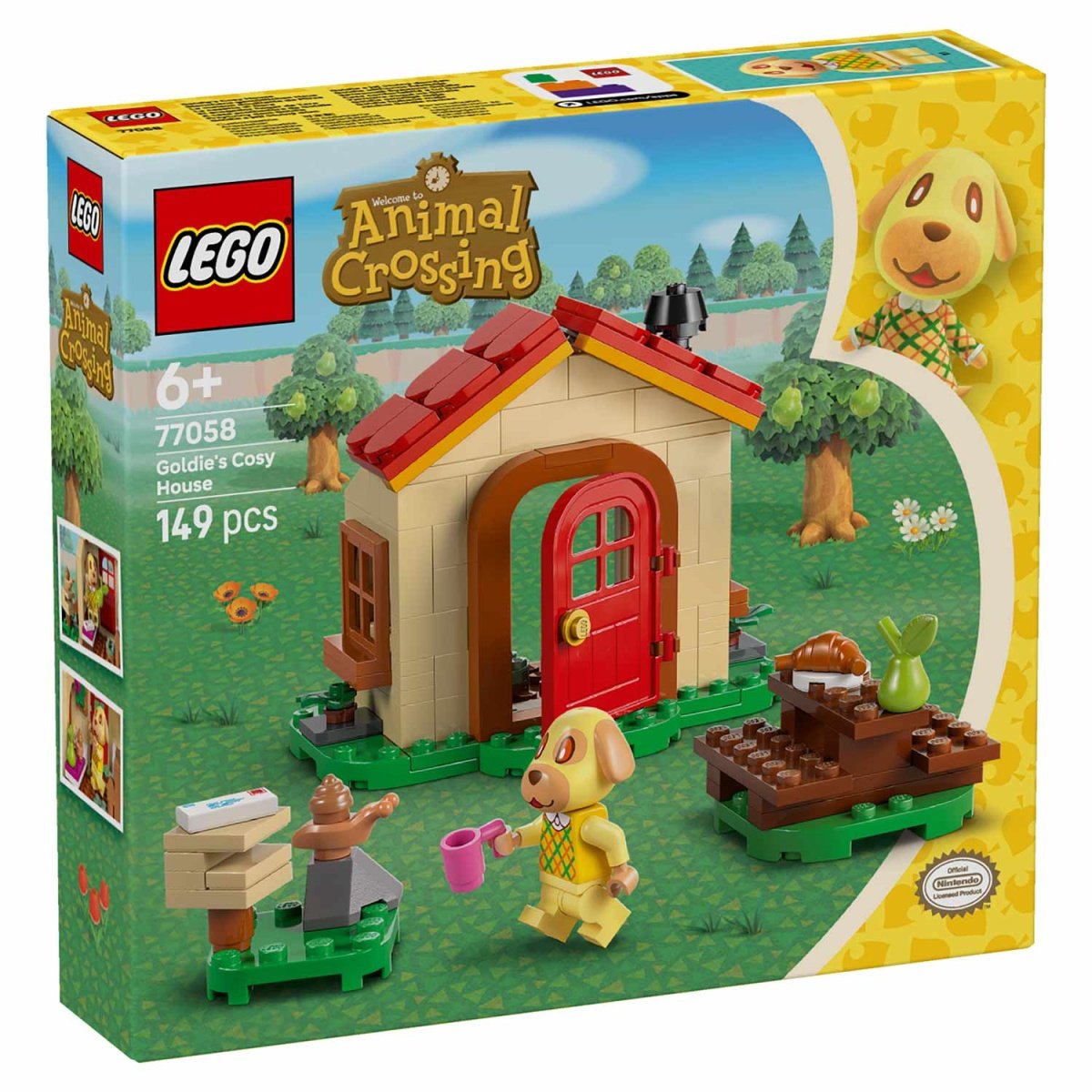 LEGO Animal Crossing -  A casa acolhedora da Goldie 77058