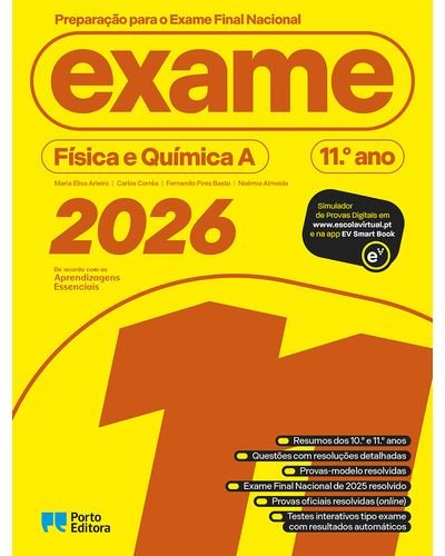 PREPARACAO P/ EXAME FINAL 2026 FISICA E QUIMICA 11.ºANO