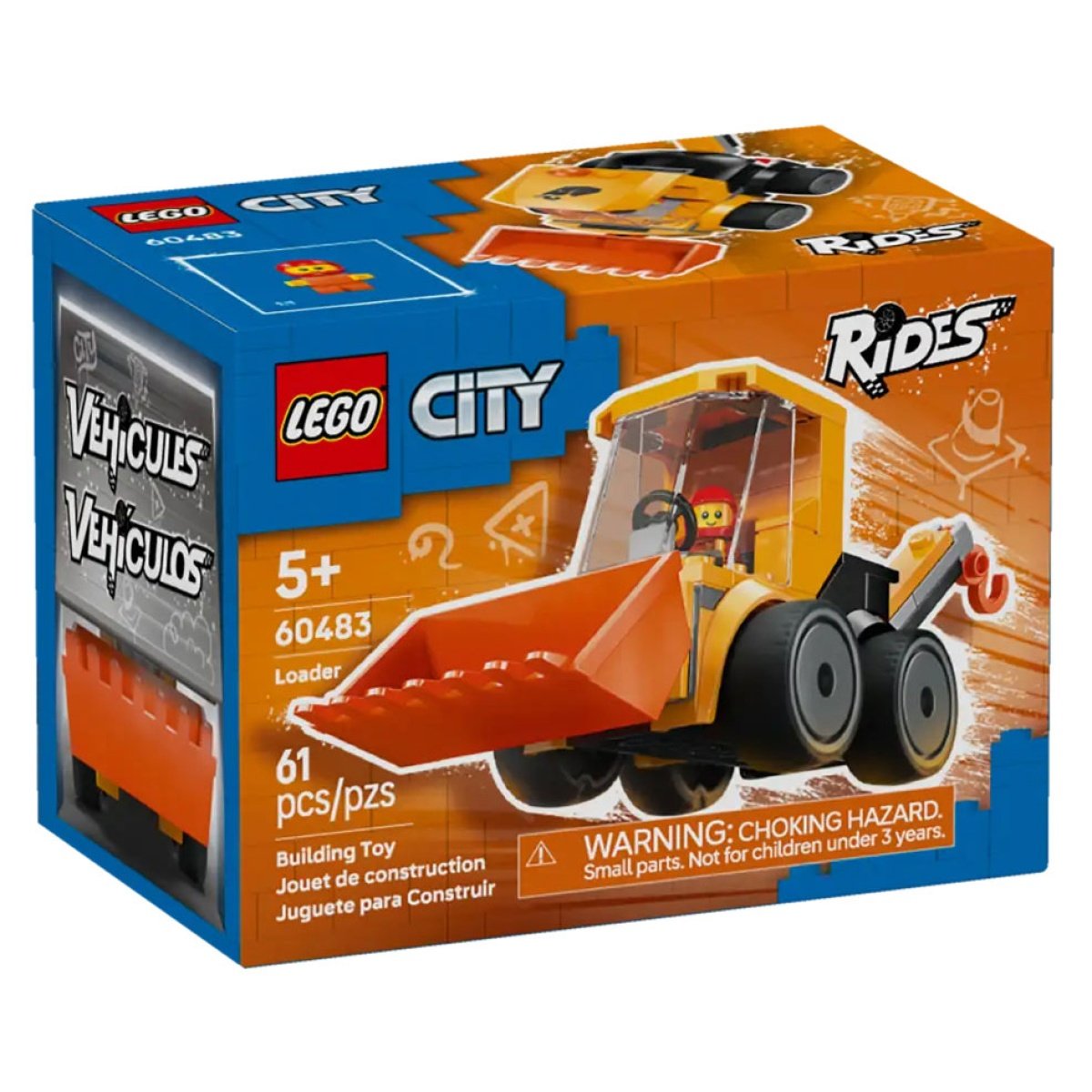 LEGO CITY VEICULOS - CARREGADORA DE CONSTRUCAO 60483