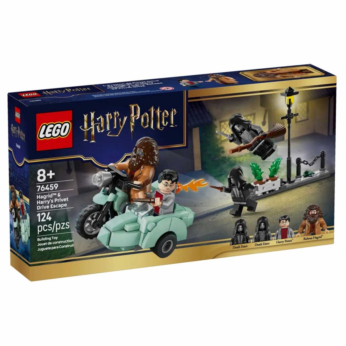 LEGO HARRY POTTER FUGA DE PRIVET DRIVE DO HAGRID E HARRY 76459