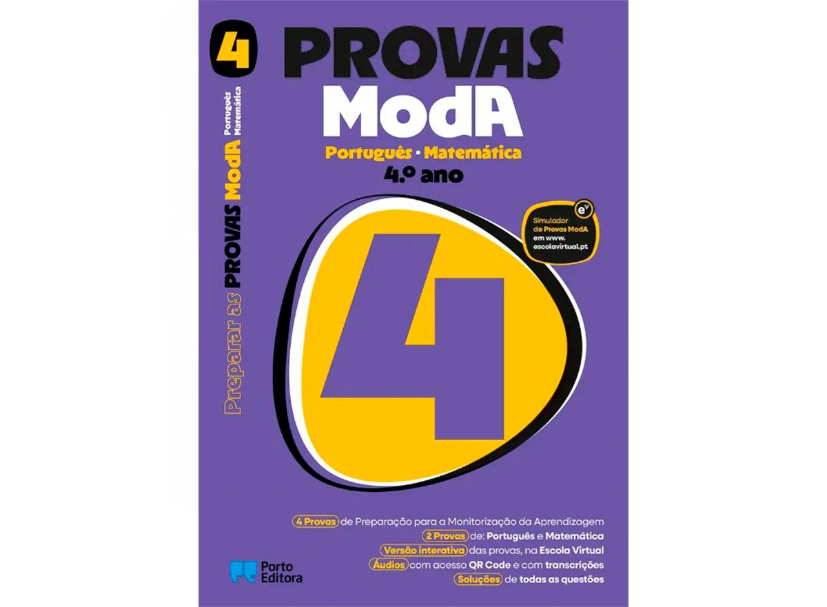 PREPARAR AS PROVAS ModA - PORTUGUES E MATEMATICA - 4.ºANO