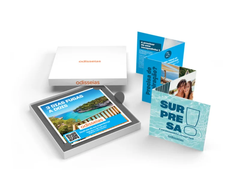 PACK ODISSEIAS - 3 DIAS FUGAS A DOIS