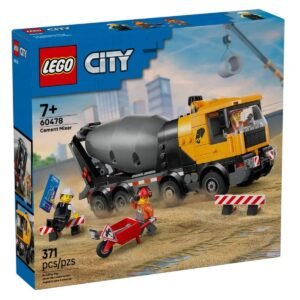 LEGO CITY CAMIAO COM BETONEIRA 60478