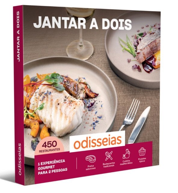 PACK ODISSEIAS - JANTAR A DOIS