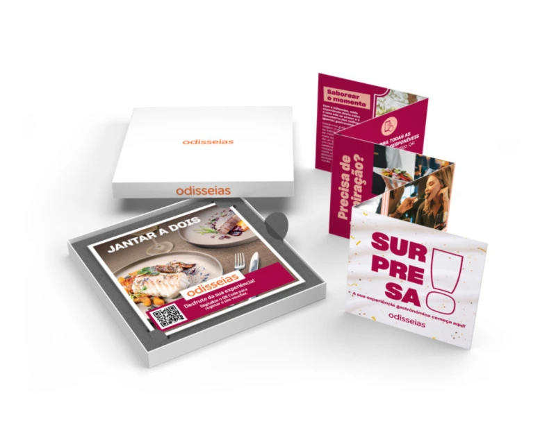 PACK ODISSEIAS - JANTAR A DOIS