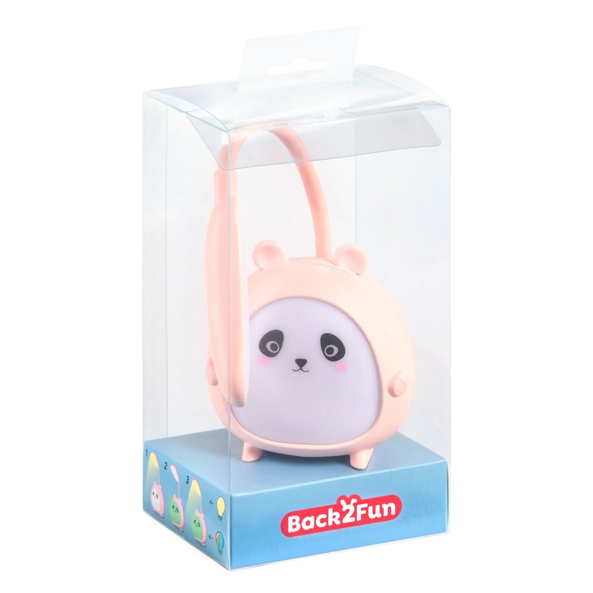 CANDEEIRO LED MIQUELRIUS BACK2FUN PANDA ROSA