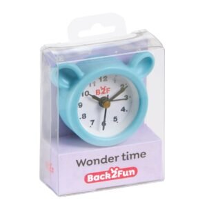 RELOGIO DESPERTADOR URSO AZUL MIQUELRIUS BACK2FUN