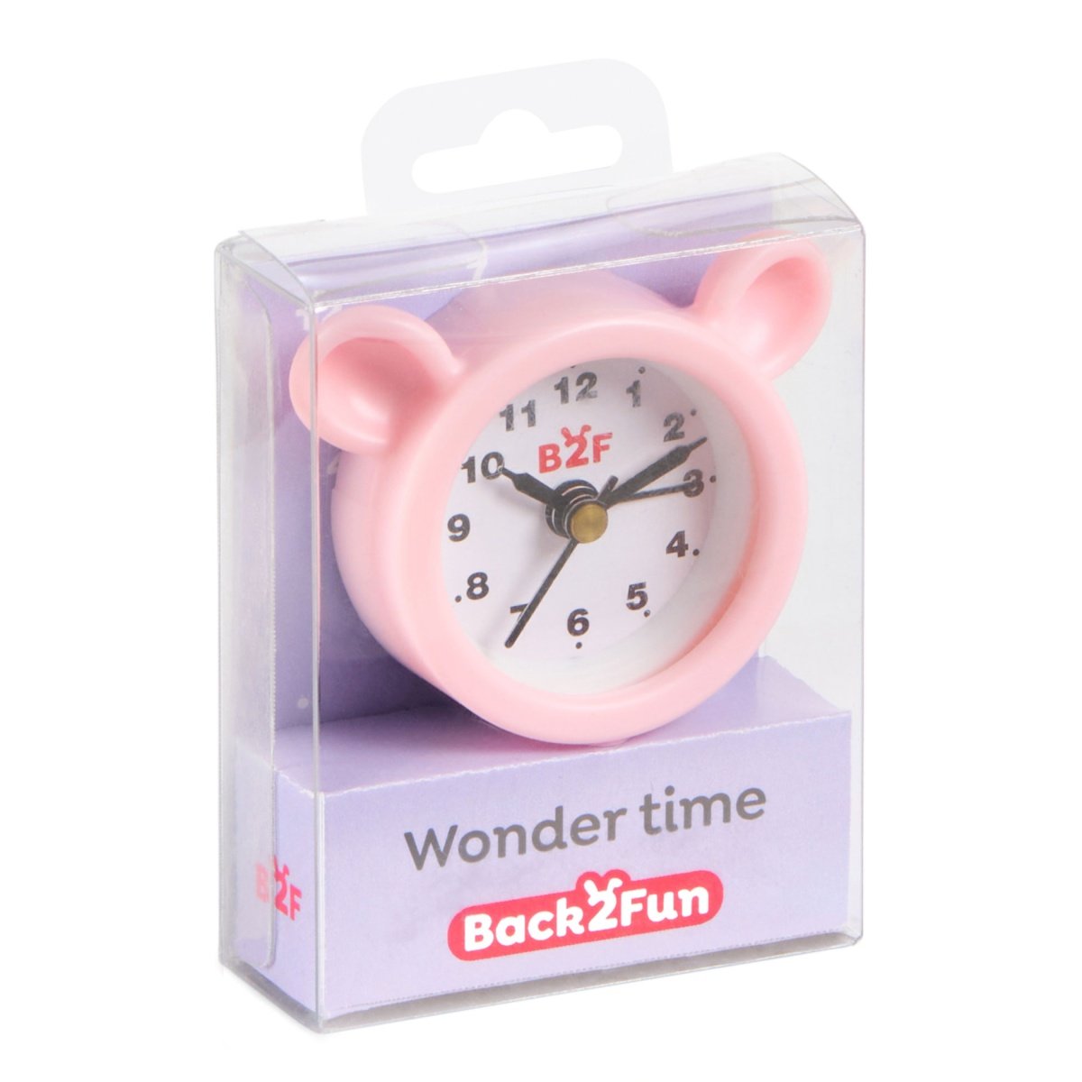 RELOGIO DESPERTADOR URSO ROSA MIQUELRIUS BACK2FUN