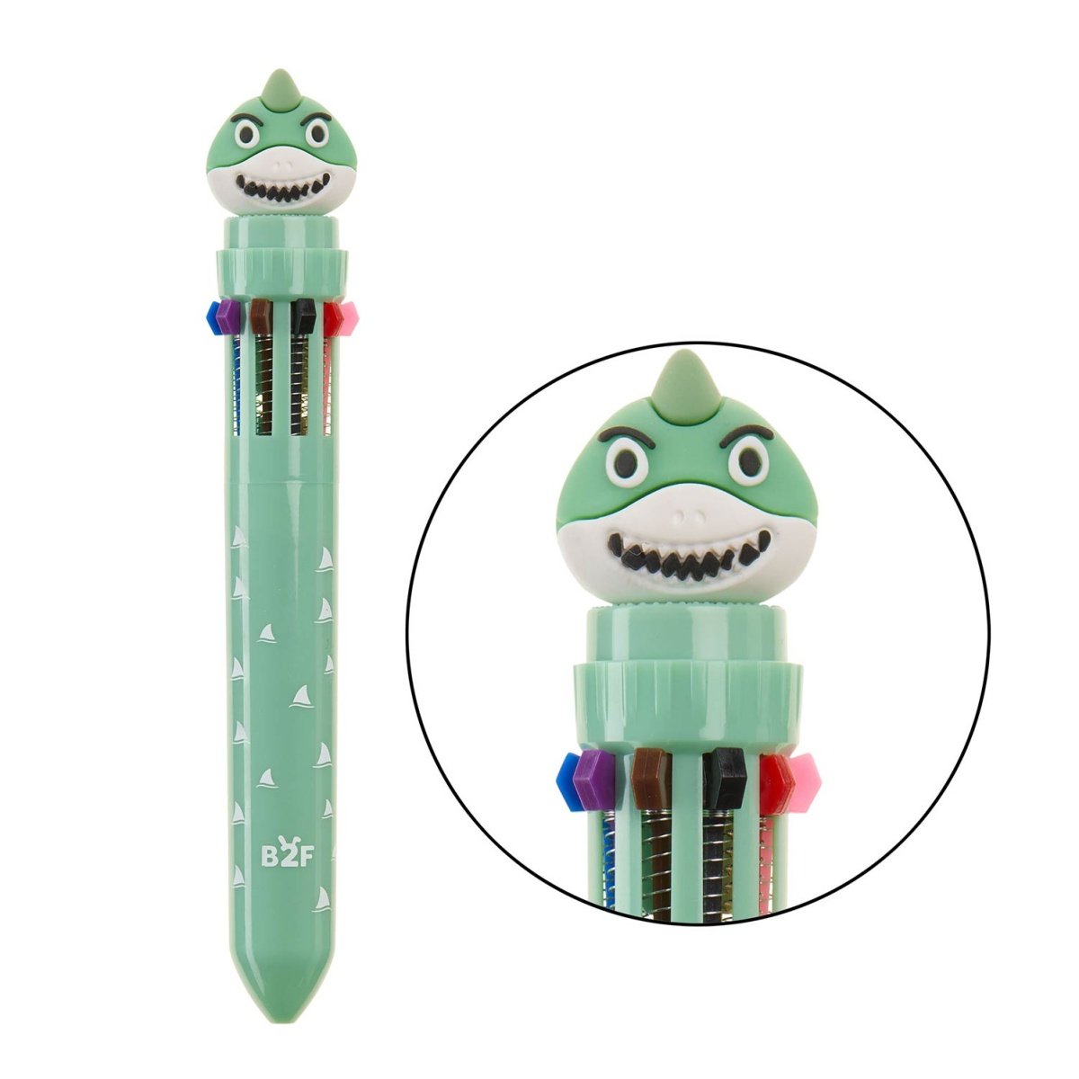 ESFEROGRAFICA C/10 CORES  MIQUELRIUS Back2Fun TUBARAO VERDE